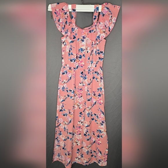 Girls Size 10 Jenna And Jessie Cold Shoulder Dress. - Picture 5 of 5